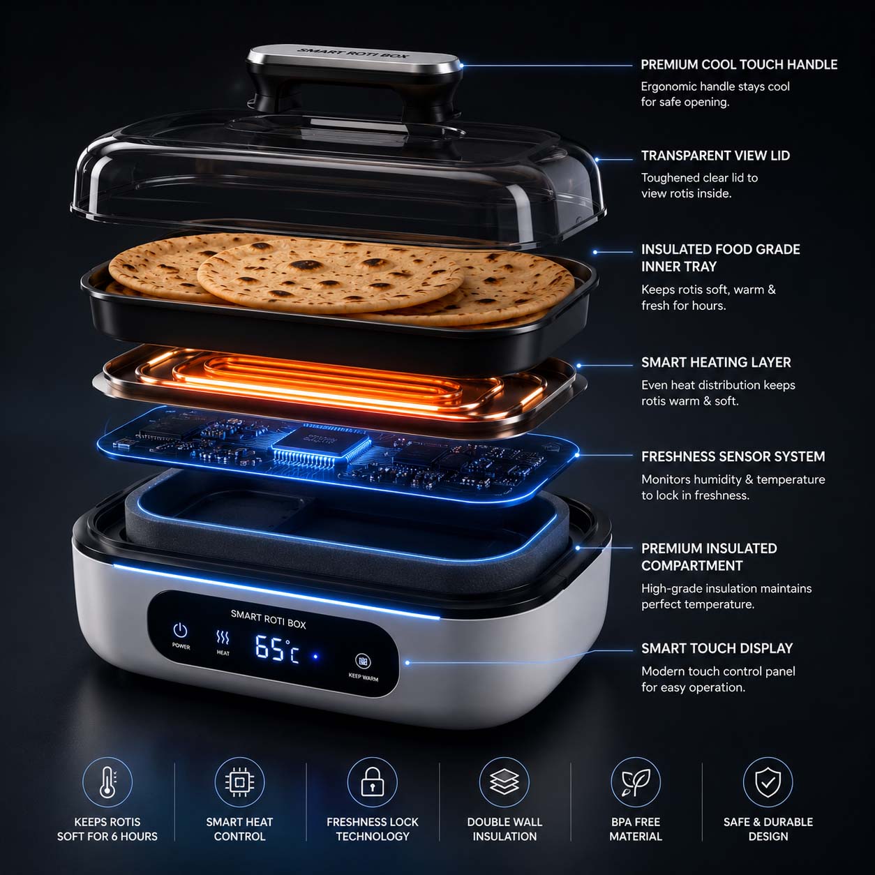 Smart Roti Box