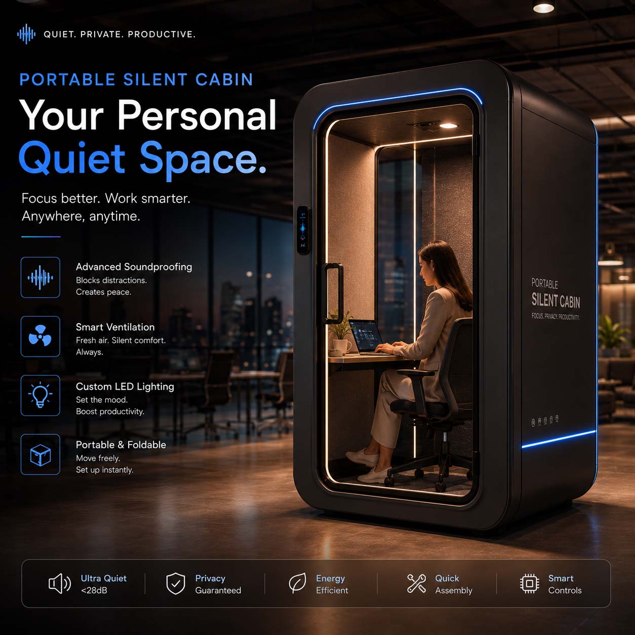 Portable Silent Cabin