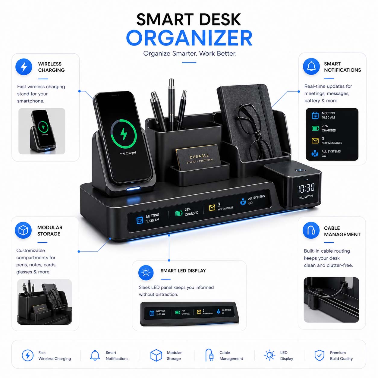 Smart Desk Organizer