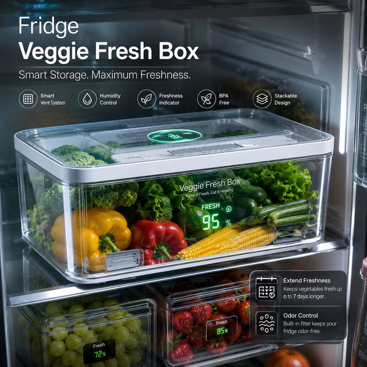 Fridge Veggie Fresh Box