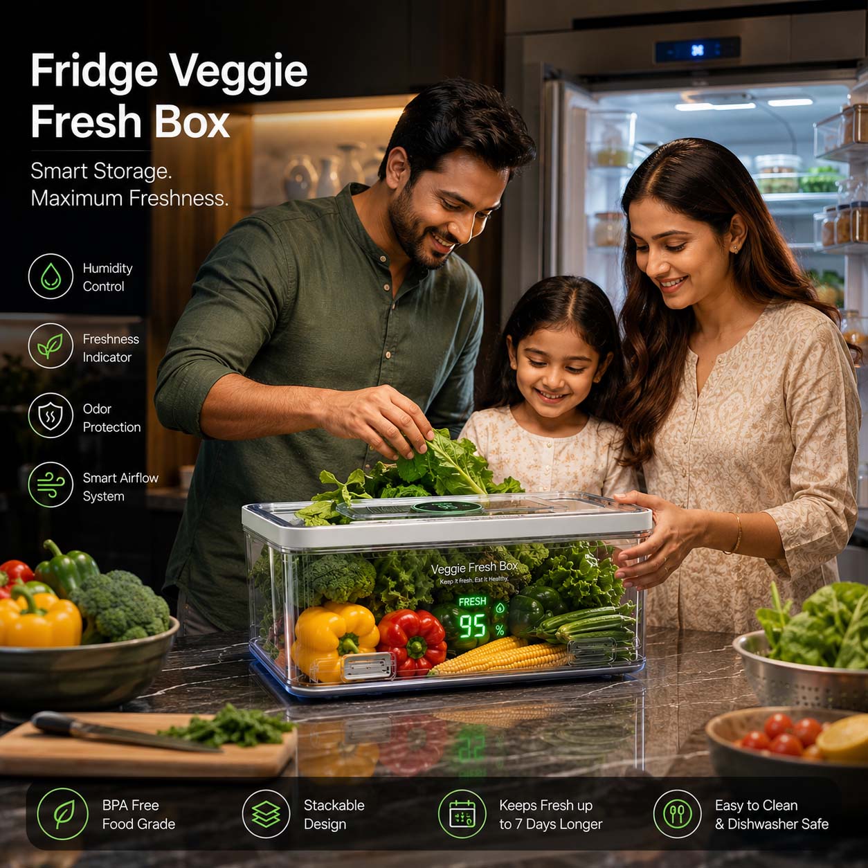 Fridge Veggie Fresh Box